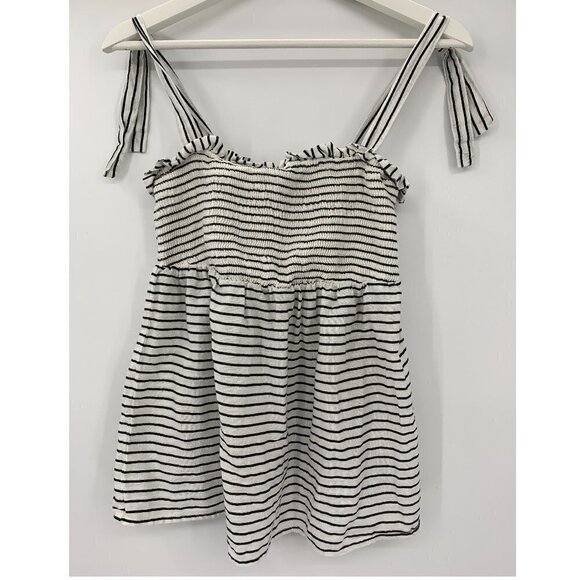 Vero Moda Blue & White Striped Heli Singlet Top S - Picture 4 of 7